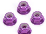 EDIT PURPLE ANODISED M3 NYLOC NUTS (PK10)